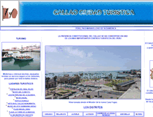 Tablet Screenshot of callaociudadturistica.com